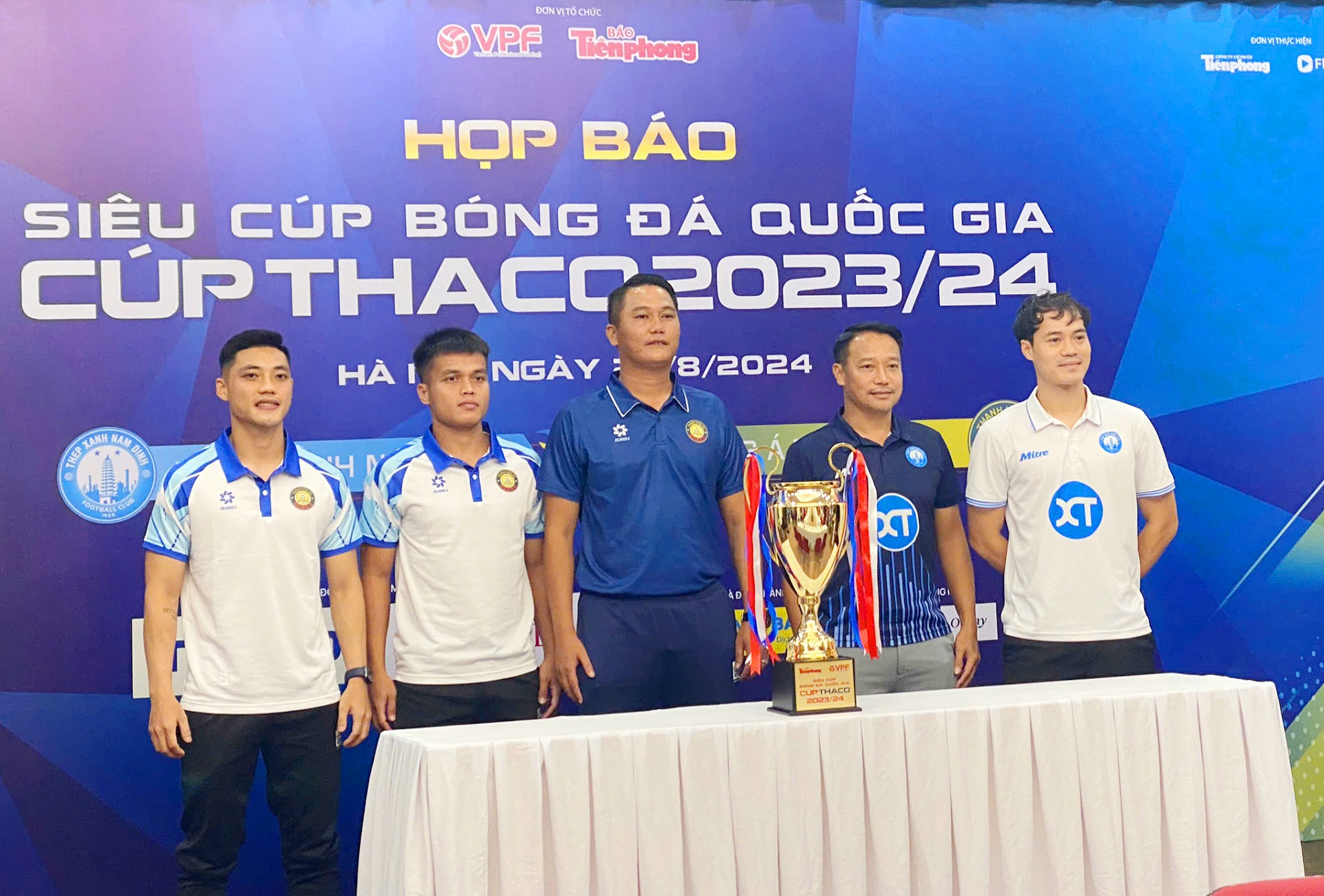 Siêu cúp bóng đá quốc gia 2023-2024 diễn ra trên sân Thiên Trường